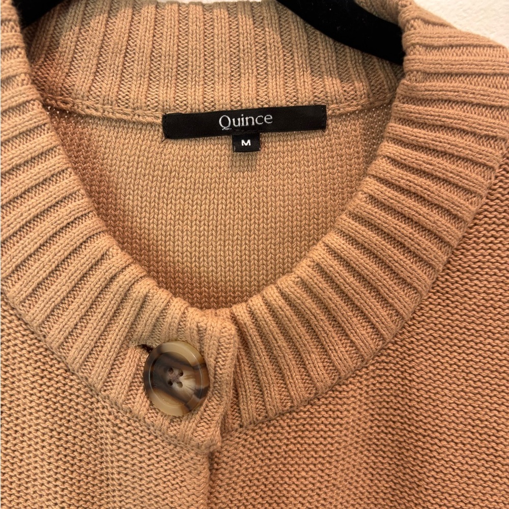 Quince Cardigan Tan Medium - Picture 2 of 9